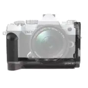 Vertical L Bracket Tripod QR Plate Base+Handle Grip LB-EM5III for Olympus OMD