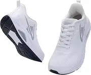 [PERSOUL] Mens Wide Toe Box Shoes Air Running Fashion Sneakers Athletic Tennis Walking Shoes with Arch Support for Gym Jogging Workout US 8-13