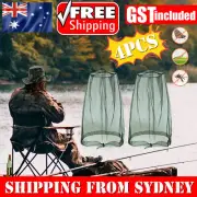 2PCS Mosquito Fly Head Net Outdoor Fishing Insect Mesh Hat Bug Mozzie Protector