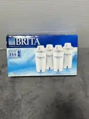 4 Pack Brita Replacement Filters for Brita Water Pitchers/Dispensers