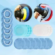 Car Buffer Polisher Pads 9-10 inch Polishing Bonnet Buffing Orbital Pad Coverx20