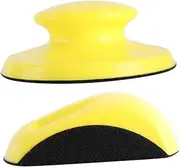 Mipcase 2pcs Hand Sanding Blocks Round and Mouse-shaped Manual Polishing Disks for Automotive and Furniture Finishing for Corner Access