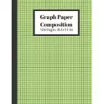 GRAPH PAPER COMPOSITION 100 PAGES /8.5×11 IN: QUAD RULED 5 X 5, GRID PAPER NOTEBOOKS FOR STUDENTS (COOL NOTEBOOKS)
