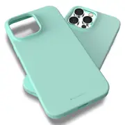 MERCURY Phone Cover Case Soft Feeling Jelly for iPhone 16 Pro Max - Mint Green