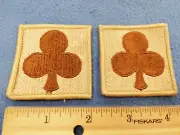 LOT OF 2 - US ARMY 327th INFANTRY DESERT HELMET PATCHES - NEW