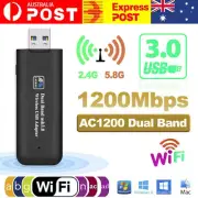 1200Mbps USB 3.0 Wireless WiFi Network Receiver Adapter 5GHz Dual Band Dongle