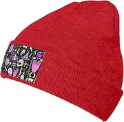 [pvinnk] Magic Witch Witchcraft Bohemian Drawing Print Stocking Caps Beanie Hat Soft Warm Hat and Stylish Knit Cap for Men and Women