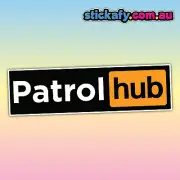 Patrol Hub Sticker | Vinyl Car Decal Funny Aussie Meme Adult 4wd 4x4