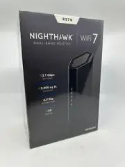 New/Sealed - NETGEAR Nighthawk BE3100 WiFi 7 Dual-band Router (RS70)