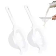 2 Pcs Fine Nylon Mesh Strainer for Milk Yogurt Food Juice 120/200 Mesh