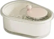 Fruit Cleaner Spinner, 2025 New Portable Fruit Scrubber with Lid, Fruit and Vegetable Washing Machine, Fruit Washer Spinner Scrubber, Fruit Vegetable Cleaner with Colander and Bowl for Kitchen (White)