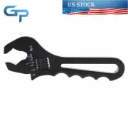 Black Adjustable Wrench Aluminum Tool Spanner for Hose End Fitting 3AN-16AN