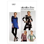 Vogue Pattern - Misses' Top 8817B5