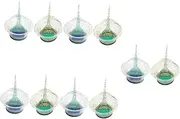 10 Sets Hair Dye Tool Kit Brush and Bowl Set Easy to Use for Home Coloring Spa Salon