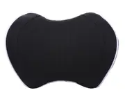 Car Seat Head Neck Rest Massage Auto Pillow Space Memory Neck Headrest Car Vehicular Pillow Seat Headrest Accessories Black 1