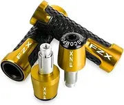 Motorcycle Handlebars 7/8'' 22mm Motorcycle Handlebar Grips Ends Handle Bar Cap Grip End Plugs for Y&amaha for FZX 750 for FZX250 FZ700 FZX700 for F&Azer