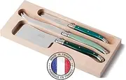 Andre Verdier Laguiole Debutant Forest Cheese Knife Set 3 Piece Set