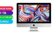 Apple iMac 2019 4K (i5 3.0Ghz, 8GB RAM, 1TB Fusion Drive, 21.5inc) - Used (Excellent)