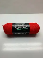Maxi Cord Twisted Red Polypropylene 6mm 100 Yards for Macrame Crafts USA 35912