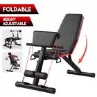 ADKING Weight Bench Fitness Bench Press Squat Rack Adjustable Home Gym Bench