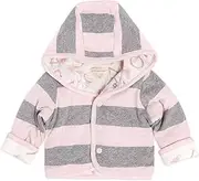 [Burt's Bees Baby] Unisex Sweatshirts Lightweight Reversible Zip Up Jackets Hooded Coat Organic Cotton