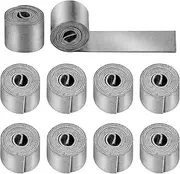 Dr.Fish 10 Pack Fishing Lead Roll, 1oz Per Roll, Fishing Weights Sinkers Soft Lead Sheet Strips Crafting Weight Pine Wood Derby 0.8mm