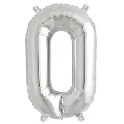 16" SILVER Letter O Mylar Foil Balloon 1 pc Party BackDrop Decorations Supply