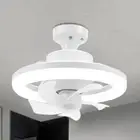 - Modern Ceiling Fan with LED Light Remote Control for Bedroom(3 Colors with Bas