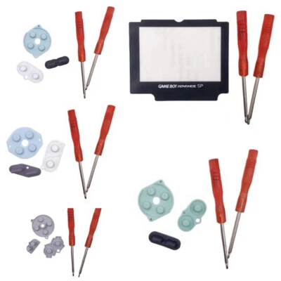 Gaming Console Conductive Pad Mirror Screwdriver Tools For GBA SP/GB/GBC/GBP/GBA