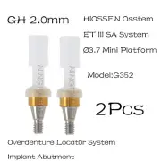 2Pcs HIOSSEN ET III SA Ø3.7 Mini Connection Locat0r Implant Abutment 2.0mm GH