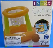 Intex Game Pool Mini Basketball Time Floating Hoops (26.5in x 21in) For 3+