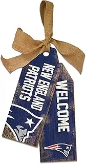 NFL New England Patriots Unisex New England Patriots Team Tags, Team Color, 12 inch