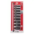 Milwaukee 49-66-7022 9PC SHOCKWAVE 1/2 Drive SAE Deep 6 Point Socket Set