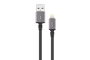 Moshi 3M USB To Lightning MFI-Certified for iPhone Charging Cable for iPhone BLK