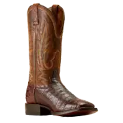 Ariat Men's Gunslinger Dark Amber Caiman Belly Western Boots 10042477