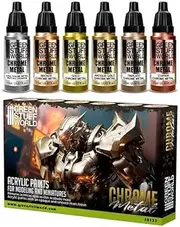 Green Stuff World for Models & Miniatures Chrome Paint Set 10133