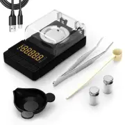 MAXUS Digital Milligram Scale 50g/0.001g, Compact Mg Scale with 20g Calibrati...