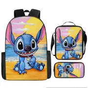 Stitch Backpack StarCraft Backpack Oxford Cloth Shoulder Bag Lunch Bag Pencil Bag 31-NMAOV