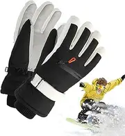 [Bmdjdq] Waterproof Winter Gloves - Waterproof Screen Touch Gloves | Cold Weather Mittens, Multifunctional Running Mittens for Running