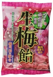 Ribbon Nama Ume Ame Hard Candy Sweet & Sour Ume Plum, 3.87 OZ , Japan