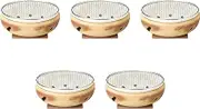 Set of 5, Ilaho No. 10 Ise Stove (with Wire mesh and Board) [11.8 x 4.7 inches (30 x 12 cm) | Folk Art Stove, Banko Ware, Direct Fire, Setomonohonpo