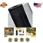 Versatile Black Vinyl Coated Chicken Wire Mesh 36 x 100 ft - 19 Gauge Roll