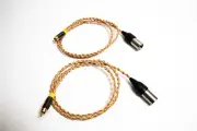 Western Electric RCA Male to XLR Male Interconnect 22AWG 1950's Cloth Insulation