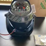 Boat Marine Compass Electronic Navigation LED Light Compass