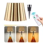 Wireless Bottle Lamp Cordless Desk Lamp for Living Room Bedroom (Gold)
