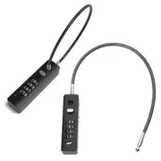 Portable Helmet Lock 4 Digit Password Lock Travel Padlock Universal Lock