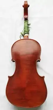 4/4 violin flame maple back rib neck spruce top Unassembled handmade #12