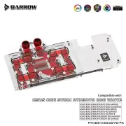 Barrow Full GPU Water Block for ASUS ROG Strix RTX 3060Ti 3070 8G Gaming White