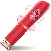 Adult Sex Toys G Spot Vibrator Sex Toys, Mini Vibrator Adult Toys Rechargeable Bullet Vibrator with 9 Powerful Vibration Modes, Silicone Female Vibrator Waterproof Lipstick Vibrator Womens Sex Toys