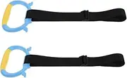Happyyami Adjustable Baby Fitness Equipment Children's Crib Pull up Rings for Indoor Gymnastics
